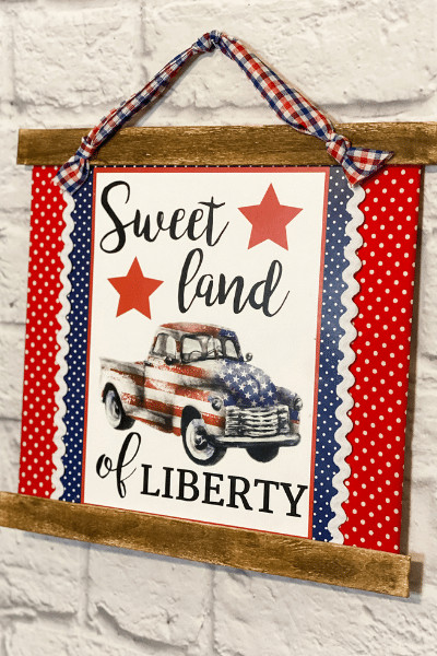 2 easy DIY patriotic signs