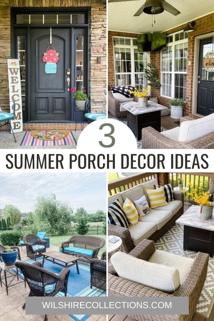 Decorating Summer Porches - Wilshire Collections