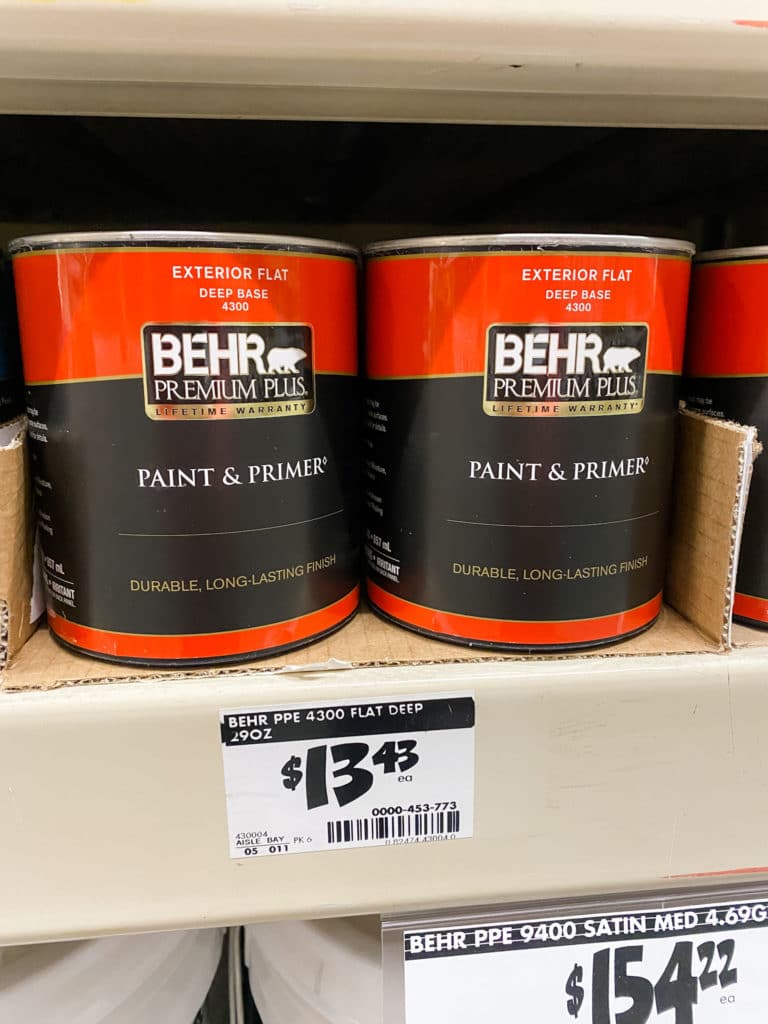 black paint