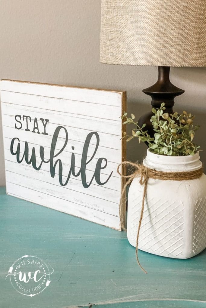 Free printable- stay awhile - Wilshire Collections