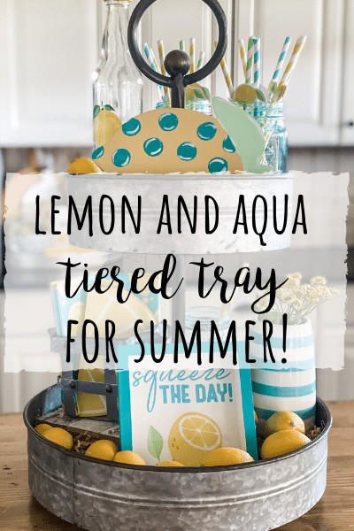 Lemon Tiered Tray for Summer!