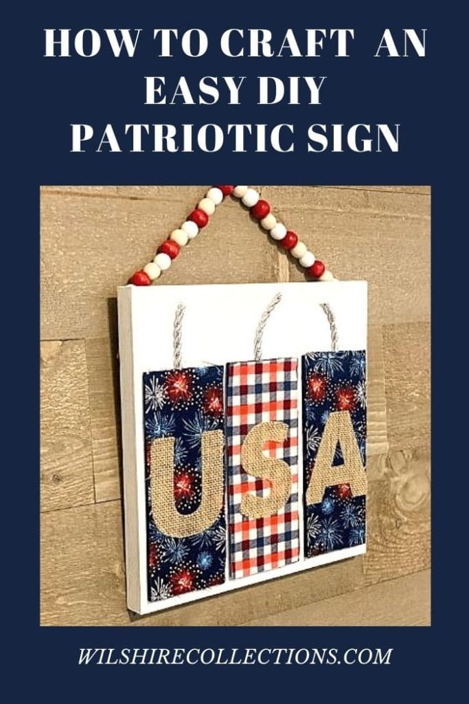 DIY Patriotic Sign