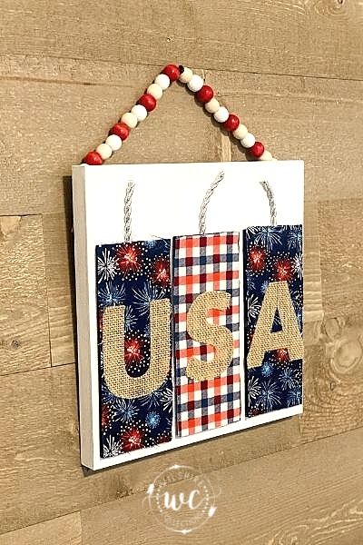 USA Firework wall decor