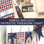 craft supplies and finished USA patriotic decor