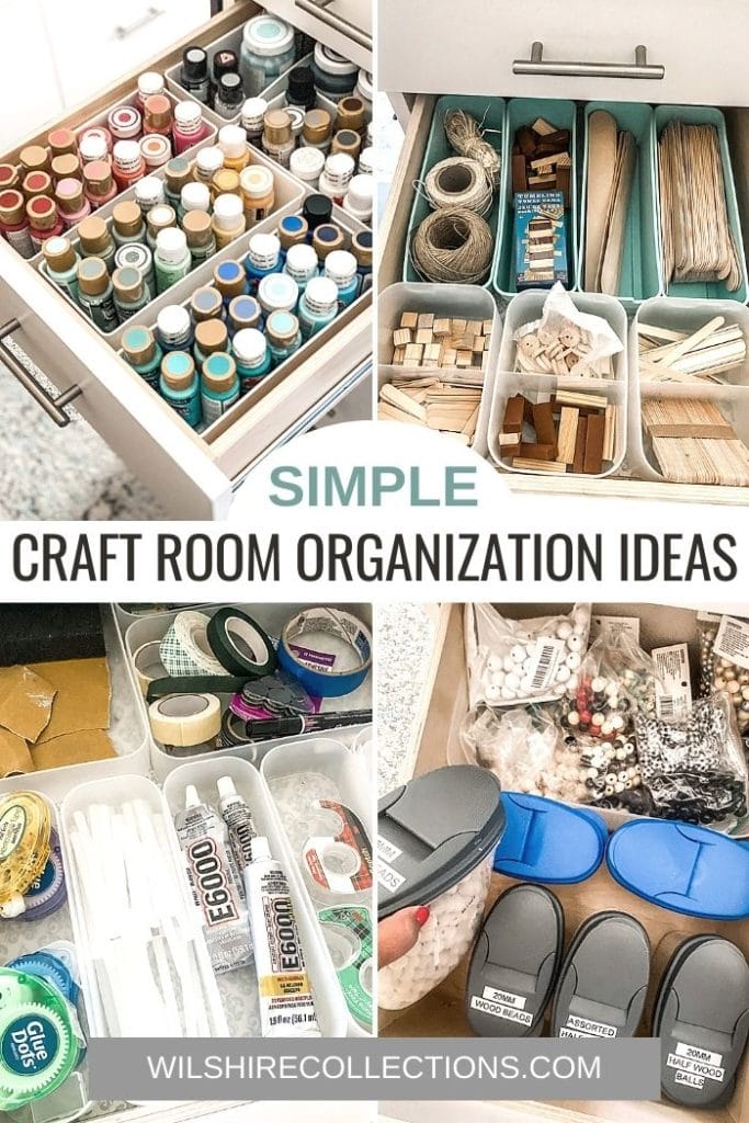 Simple Craft Room Organization Ideas