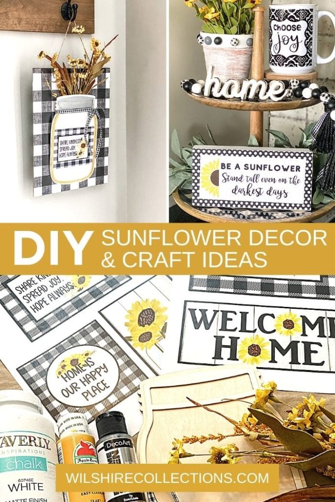 DIY Sunflower Decor and Craft Ideas