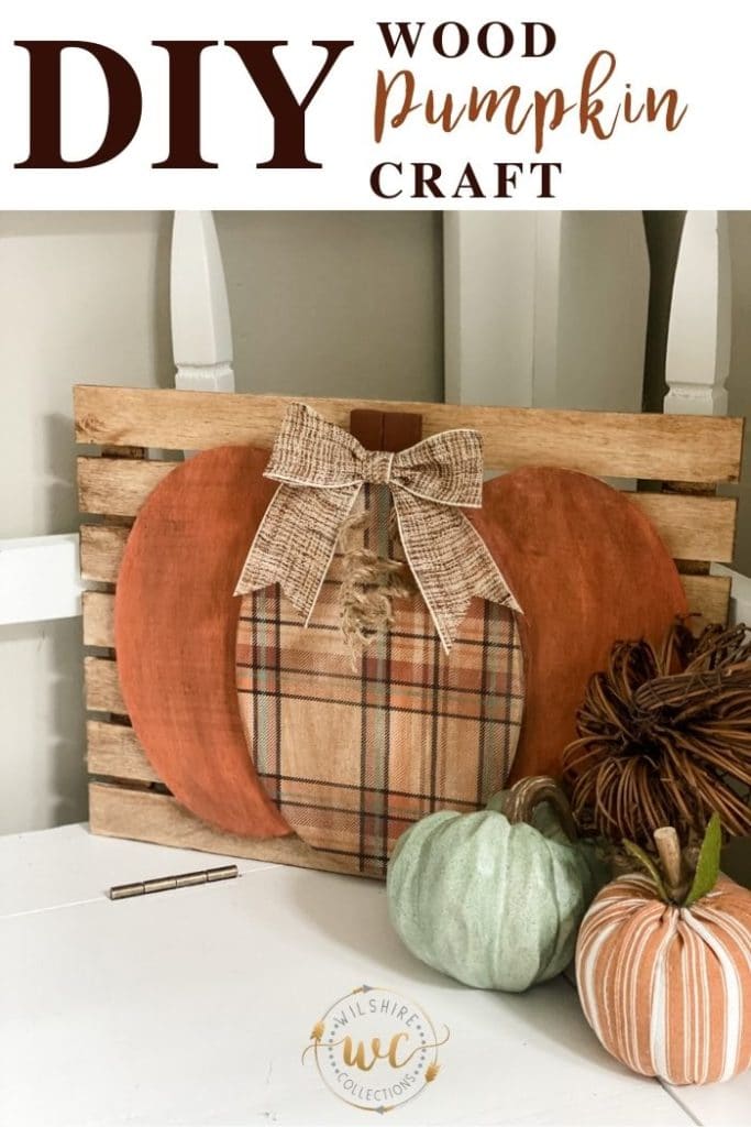 DIY Wood Pumpkin Craft