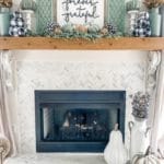 Fall Decor Mantel Idea