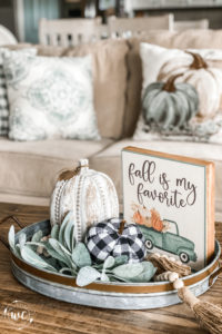 Fall decor ideas- my cozy living room