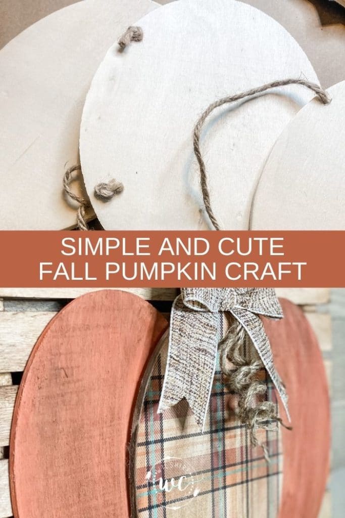 Simple and Cute Fall Pumpkin Craft