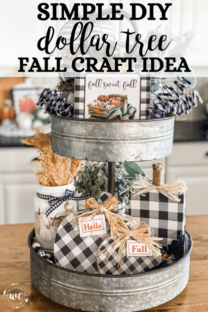 Simple DIY Dollar Tree Fall Craft Idea