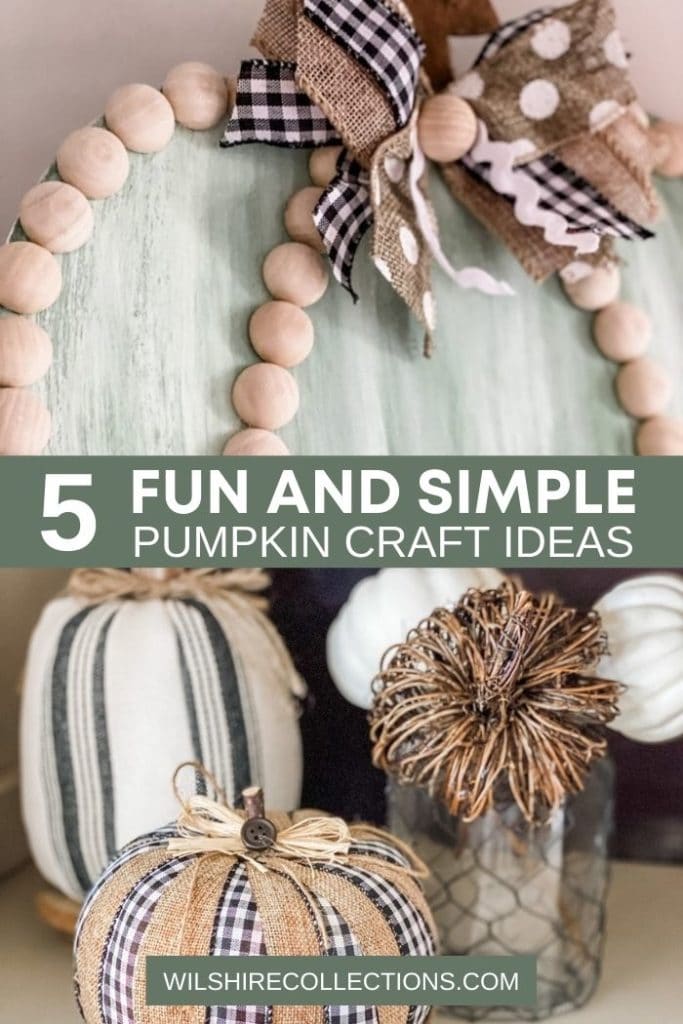 5 Fun and Simple Pumpkin Craft Ideas