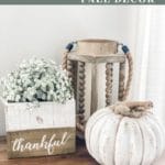 DIY Wood Bead Pumpkin Fall Decor