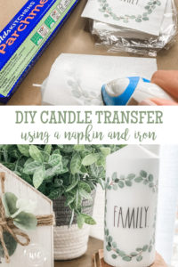 DIY Candle Transfer