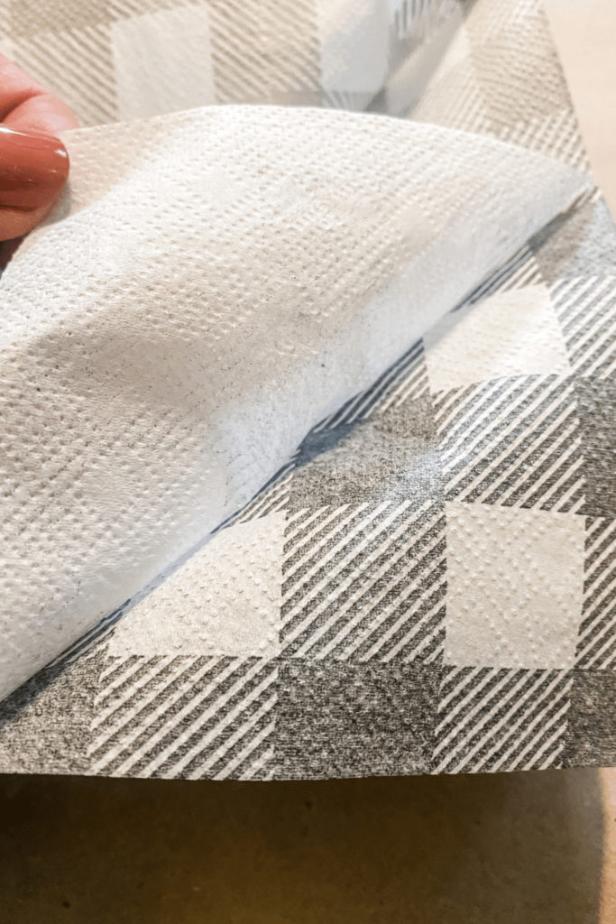Mod podge iron method! How to avoid bubbles in your projects! - Wilshire Collections
