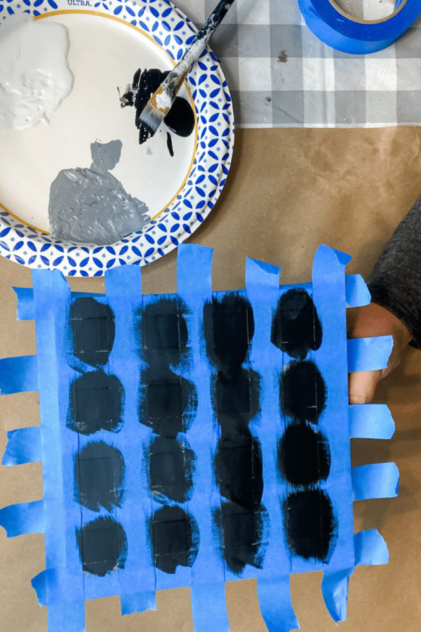 How to paint buffalo check! A step by step tutorial. Wilshire Collections