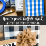 How to Paint Buffalo Check Patterns