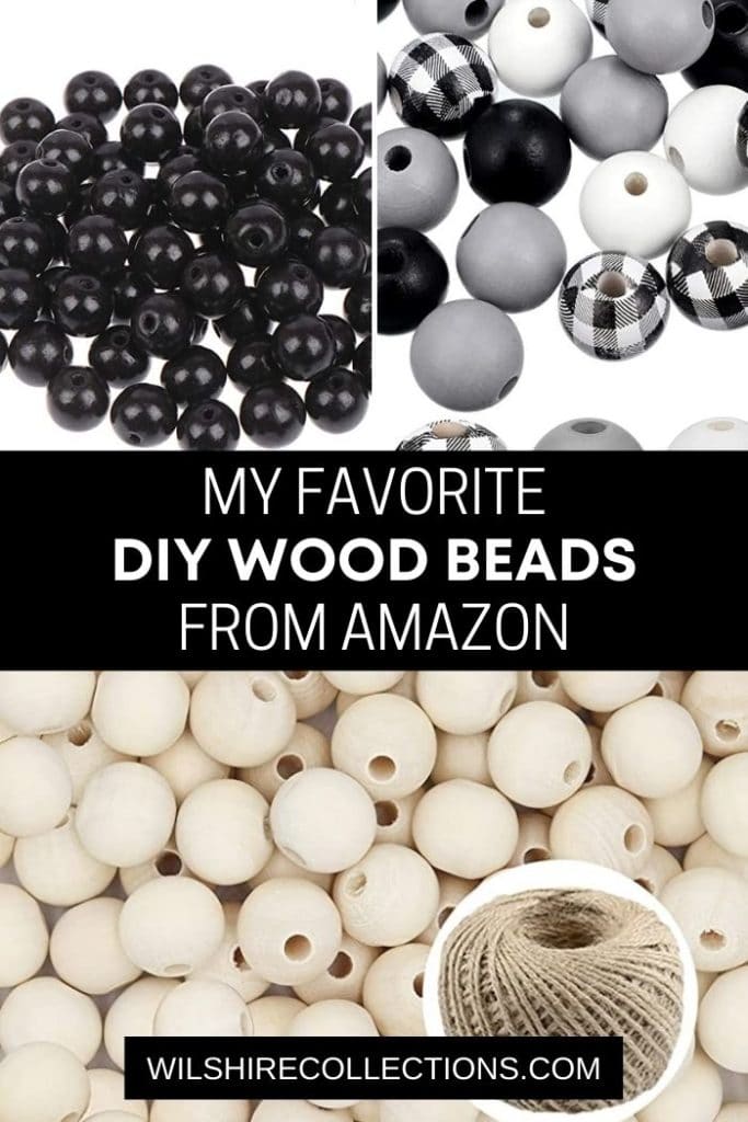 My Favorite DIY Wood Beads from Amazon