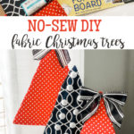 No-Sew Fabric Christmas Tree Decor