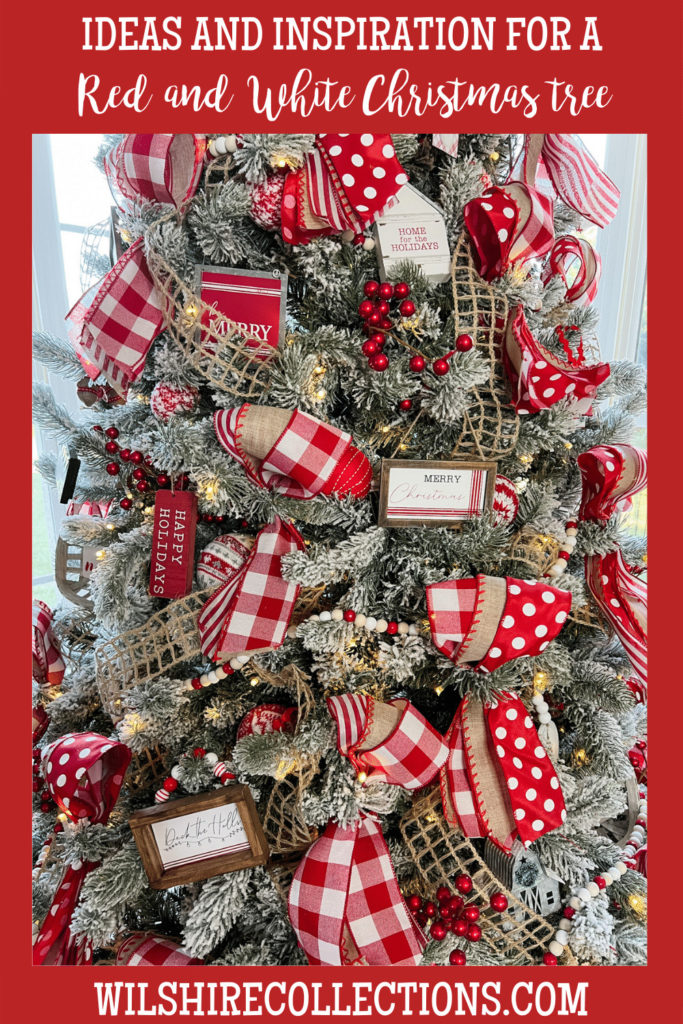 Ideas and Inspiration for a Red and White Christmas Tree