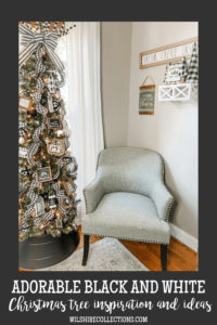 Black and white Christmas tree inspiration