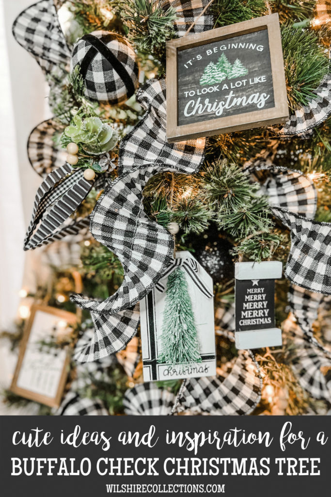 Black and white Christmas tree inspiration 