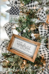 Black and white Christmas tree inspiration