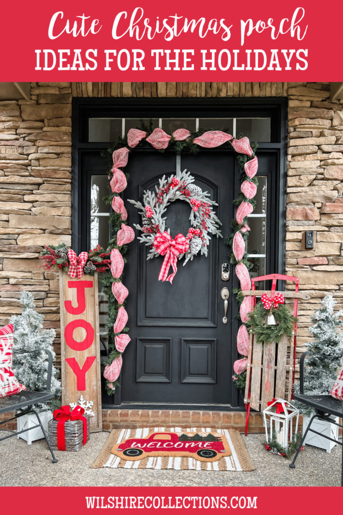 Cute Christmas porch ideas