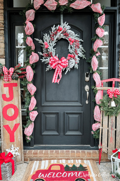 Cute Christmas porch decor ideas!