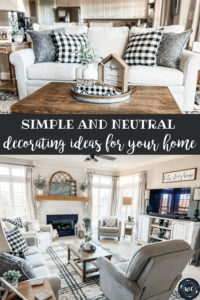 Simple decorating ideas for any time of year