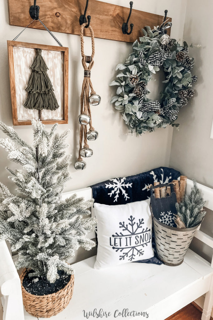 Winter decor after Christmas