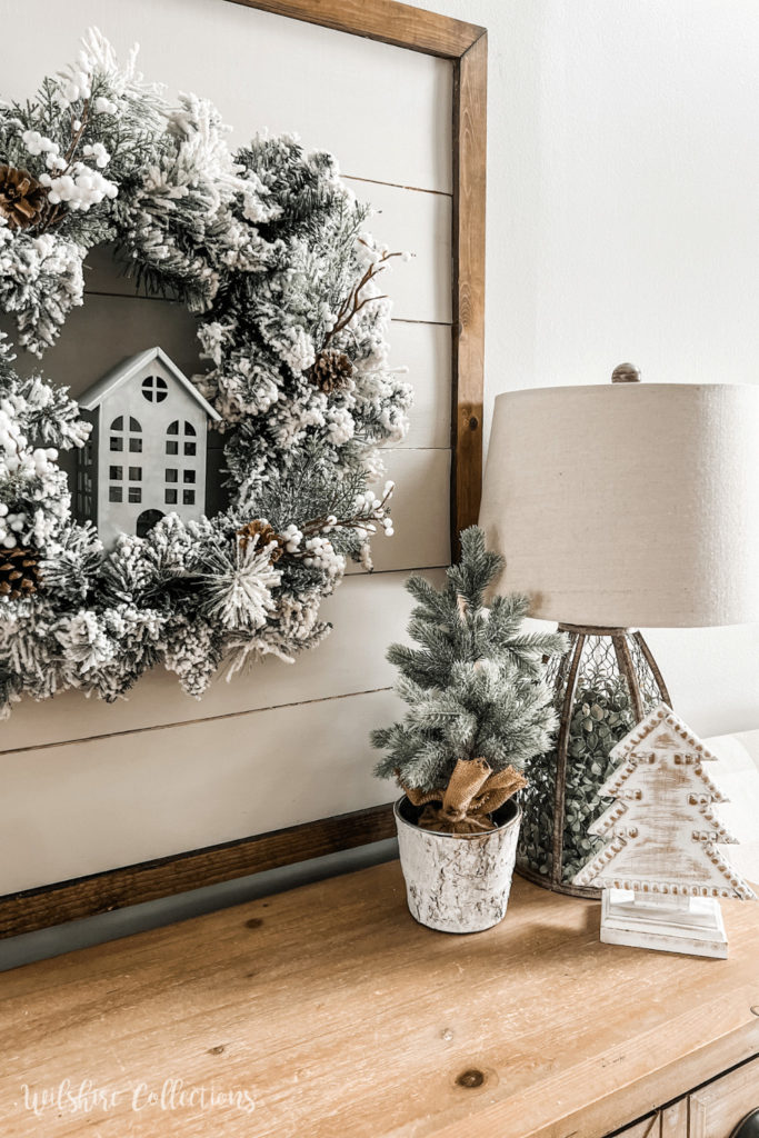 Winter decor after Christmas