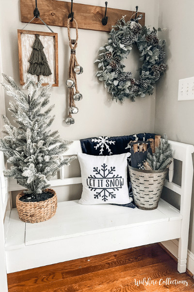 How to transition to Winter decor after Christmas!