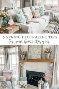 3 Spring decorating tips