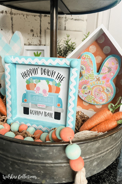 Spring tray decorating ideas