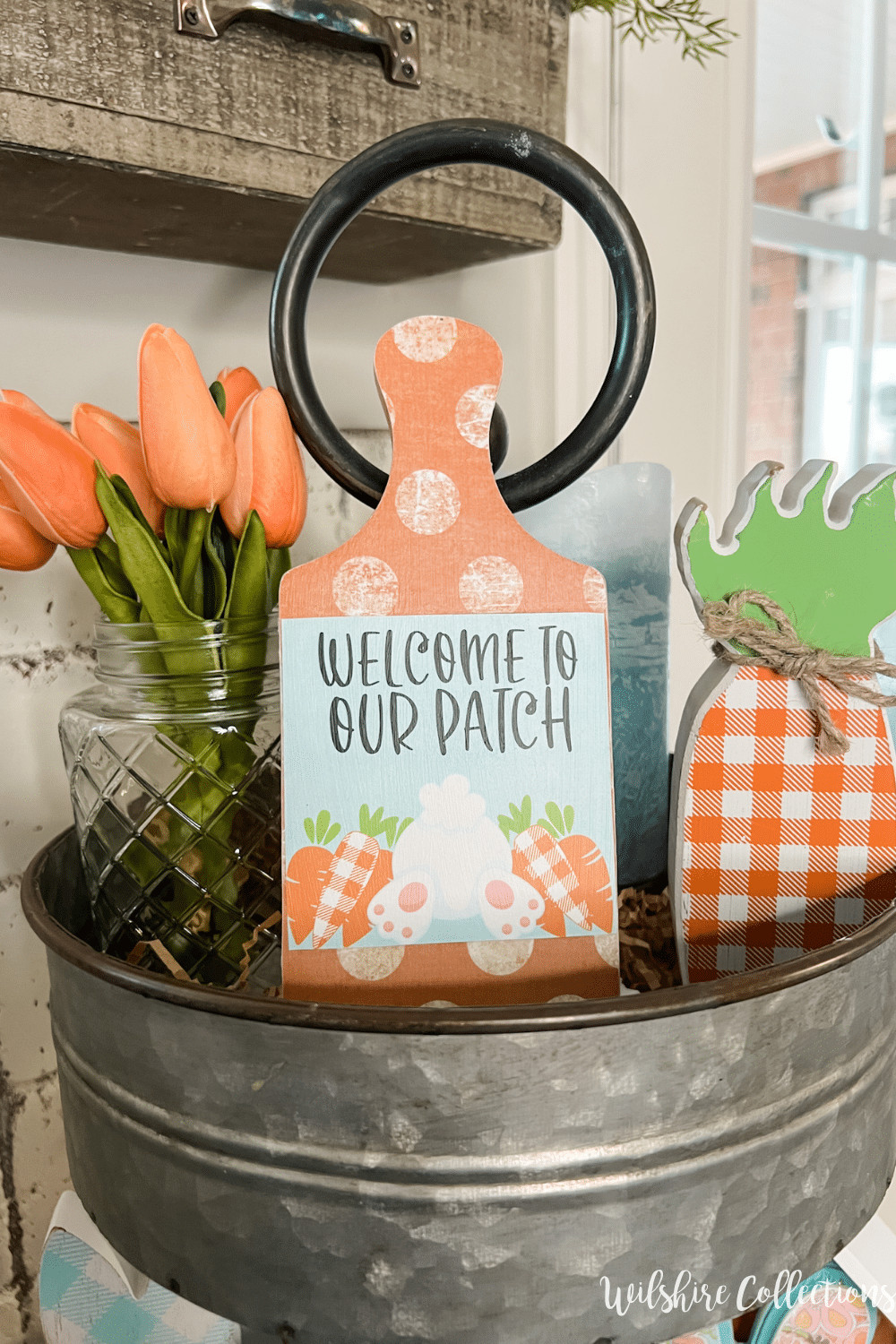 Spring tray decorating ideas