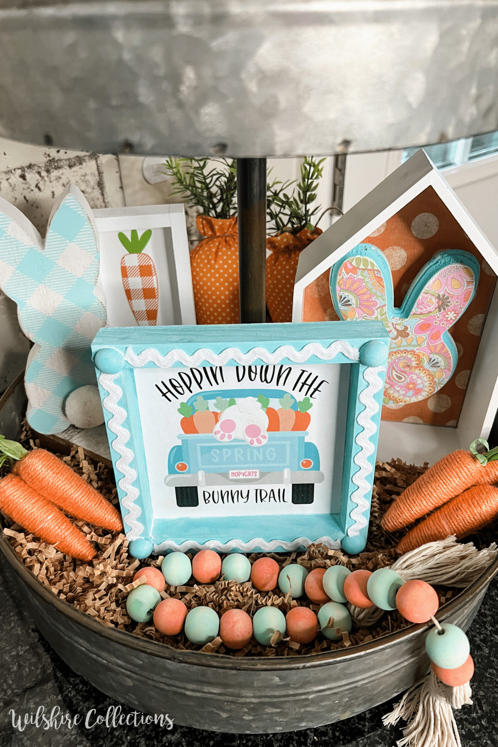 Spring tray decorating ideas