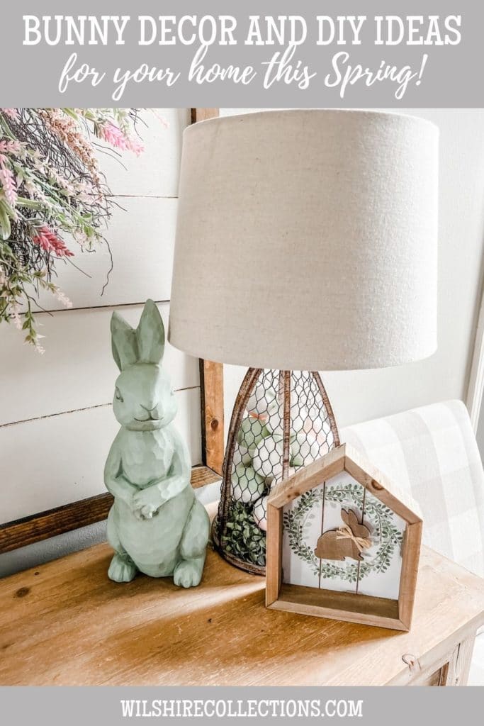 Bunny decor and DIY ideas