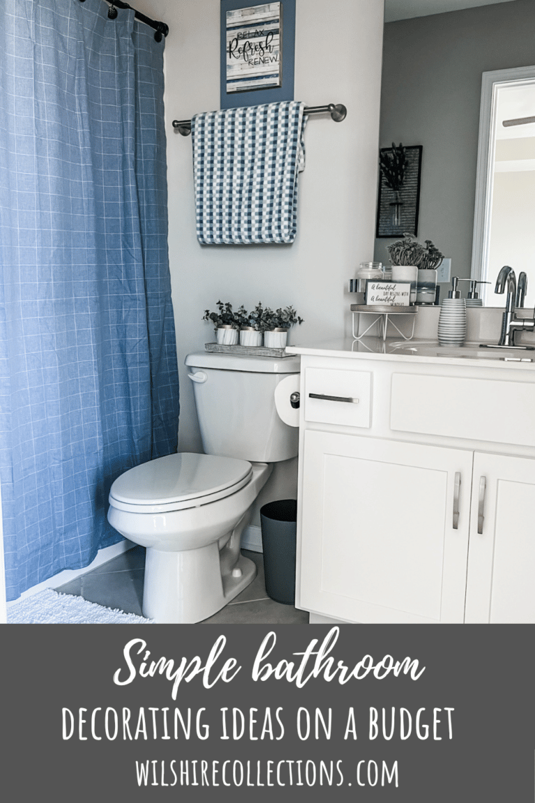 Simple bathroom decorating ideas on a budget Wilshire Collections