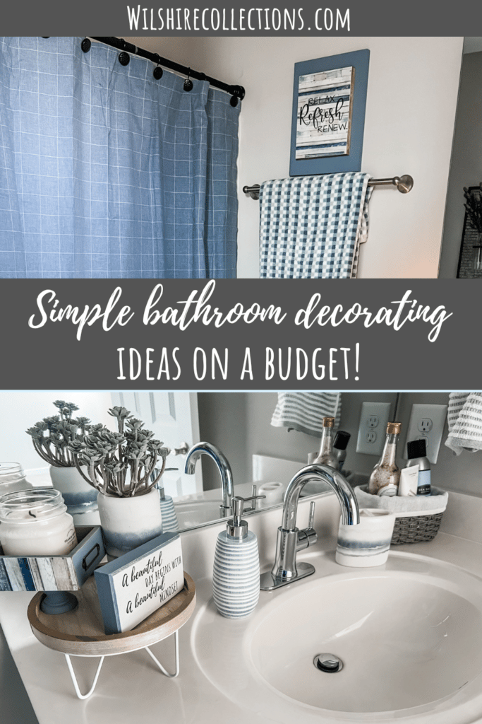 Simple Decor Series: How to Decorate a Small Bathroom on a Budget