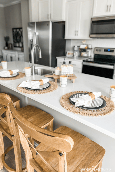 Simple kitchen island decorating ideas