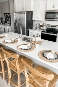 Simple kitchen island decorating ideas