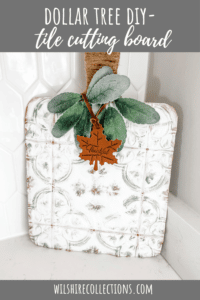 Dollar Tree DIY tile cutting board