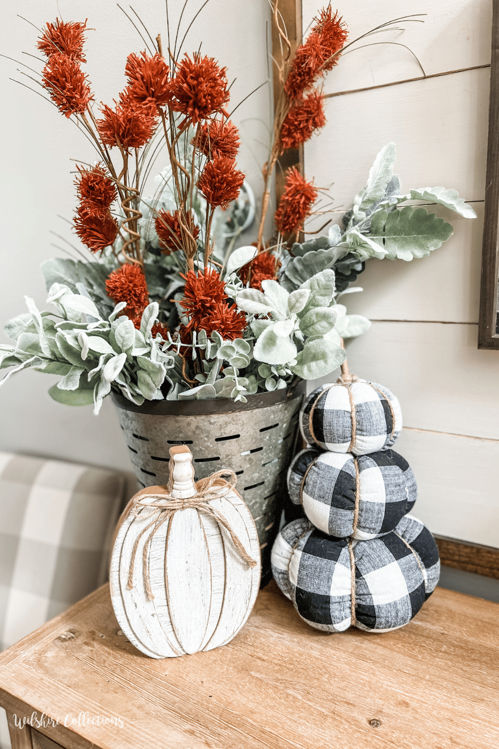 Simple fall decor touches