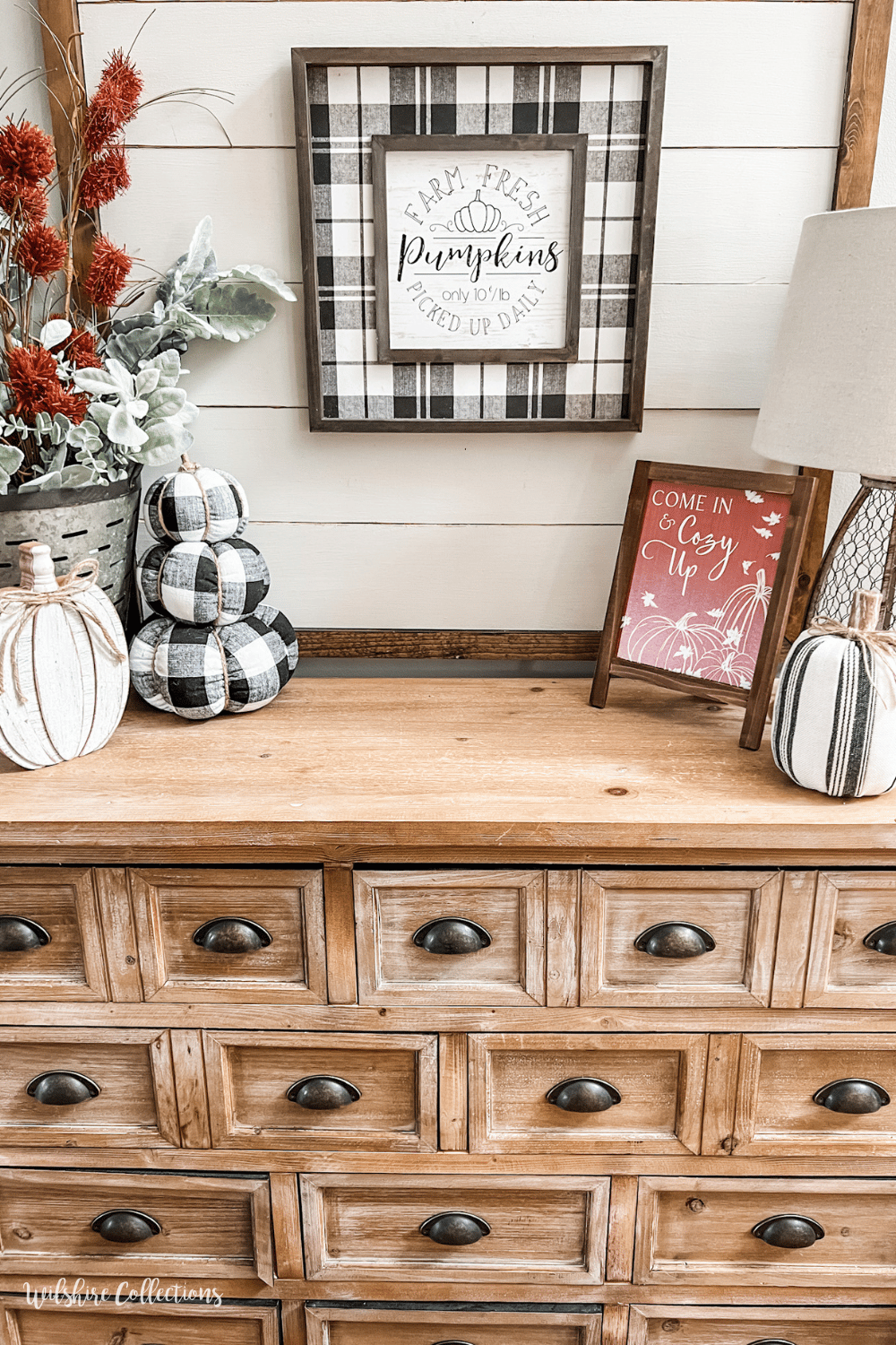 Simple fall decor touches