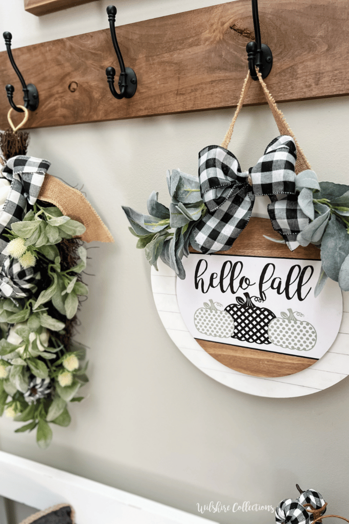 Simple fall decor touches