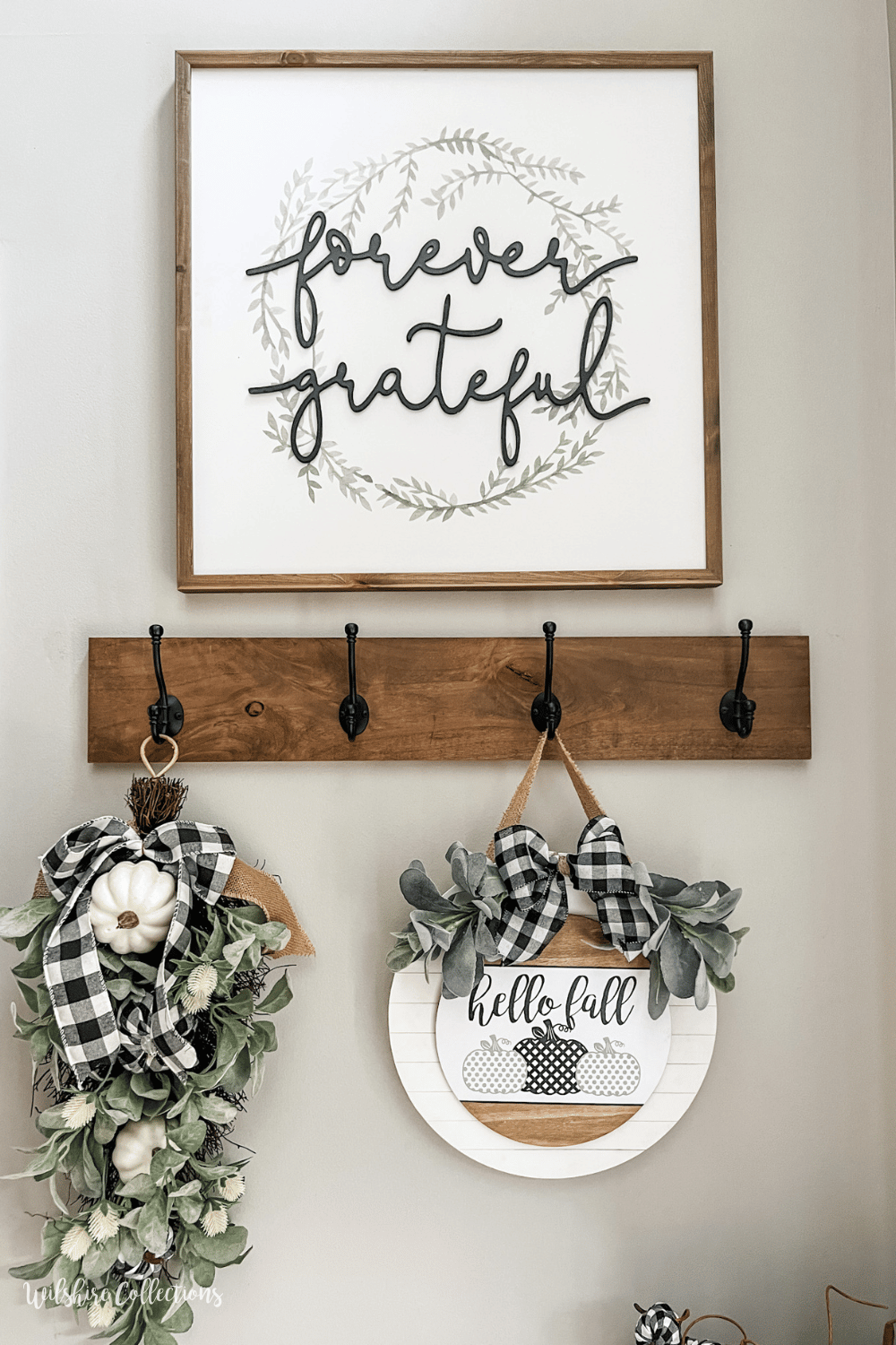 Simple fall decor touches