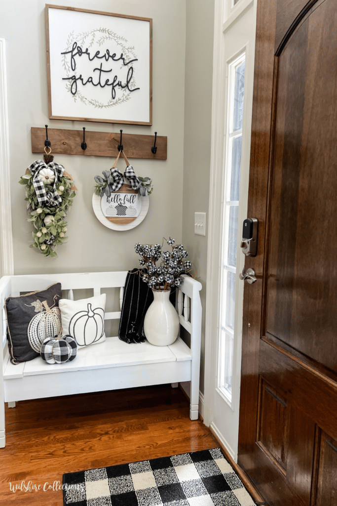 Simple fall decor touches