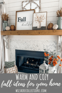 Warm and cozy fall living room