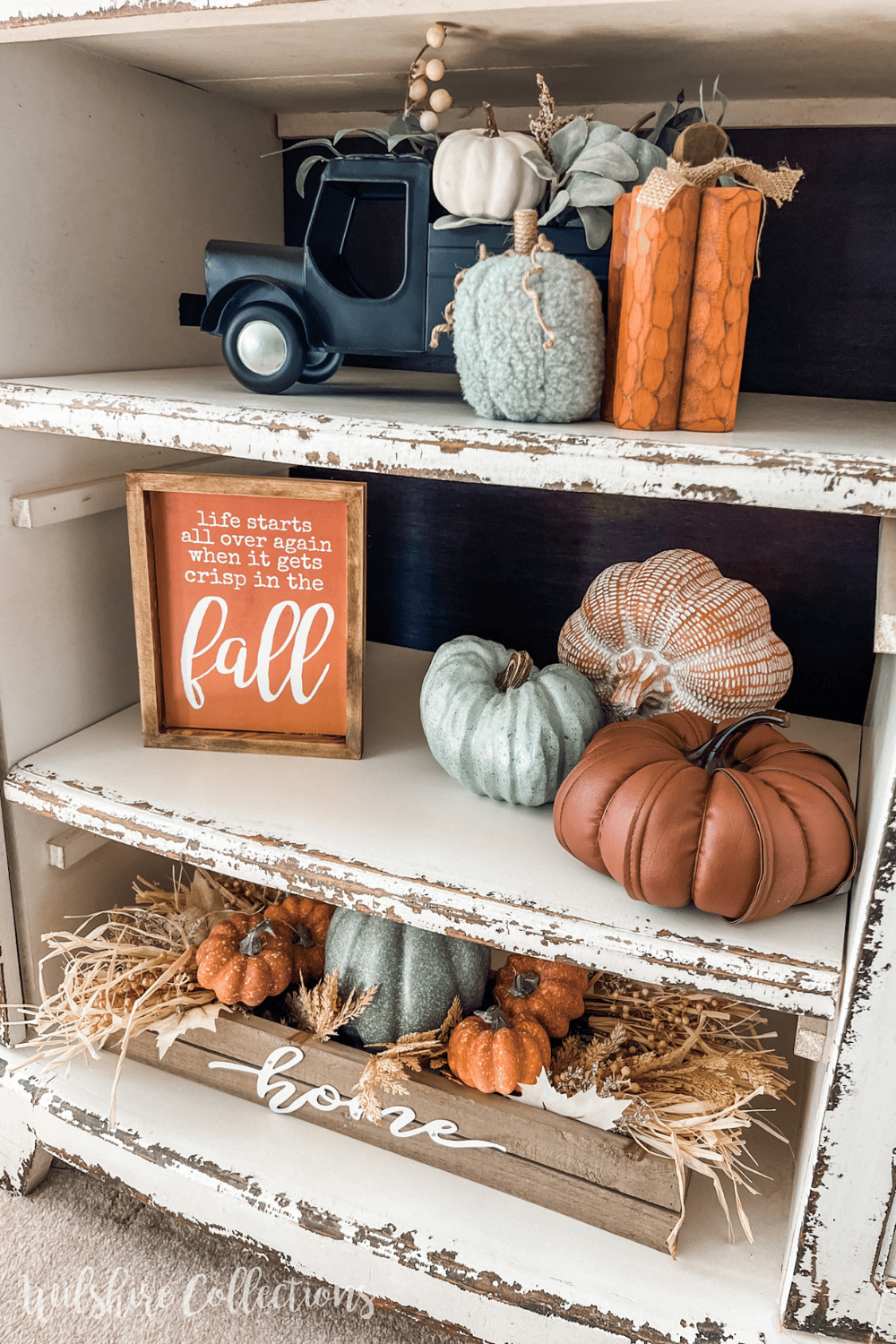 Warm and cozy fall living room